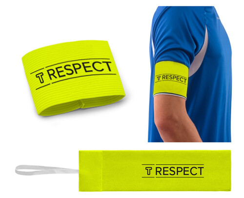 Respect kapitänsbinde mit - respect,