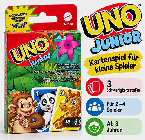 Mattel games uno junior - mattel,